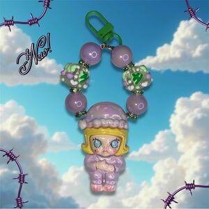 Pop Mart Molly Custom KeyChain